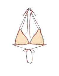 【PUSH UP】3Way Printed Bikini Top Double Strap And Bra Padded