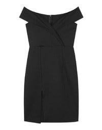 Off Shoulder Lapel Bodycon Dress