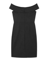Off Shoulder Lapel Bodycon Dress