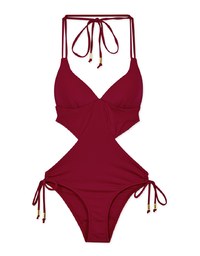 【PUSH UP】3Way Double Strap One Piece Swimsuit Bikini