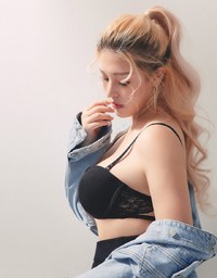 Cross Back Sexy Side Lace Strapless Bra