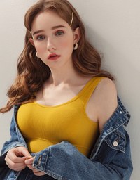 Classic Seamless Low Back Bralette (with Detachable padding)