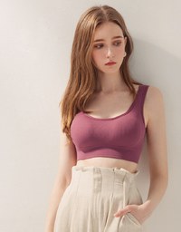 Classic Seamless Low Back Bralette (with Detachable padding)