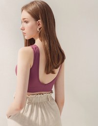 Classic Seamless Low Back Bralette (with Detachable padding)