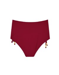 High Waisted Side Lace-Up Bikini Bottom