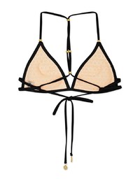 【PUSH UP】Beaded Y-Shaped Push-Up Bikini Top (Thick Padded)