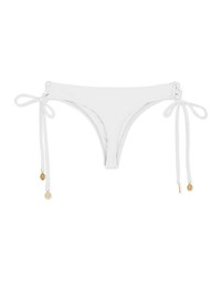 Plain Side Tie Thong Bikini Bottom
