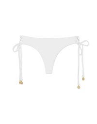 Plain Side Tie Thong Bikini Bottom