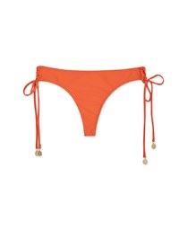 Plain Side Tie Thong Bikini Bottom