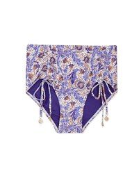 【SLIMMING】Printed Drawstring Waist Trainer Sculpting Bikini Bottom