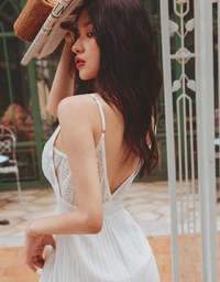 Lace Low Back Playsuit With Overlay Maxi Skirt