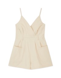 Low Cut V Neck Playsuit