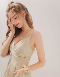 Low Cut V Neck Playsuit