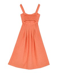 Button Down Linen Midi Tank Dress