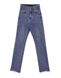No Filter Shape-Up Slimming Straight-Leg Denim Jeans Pants