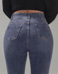 No Filter Shape-Up Slimming Straight-Leg Denim Jeans Pants