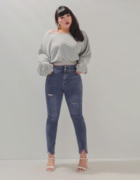 No Filter Shape-Up Slimming Straight-Leg Denim Jeans Pants