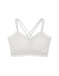 Comfy Seamless Scrunch Lace Bralette