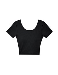 Low Back Crop Top (With Detachable Padding)