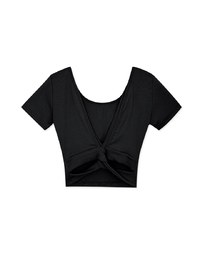 Low Back Crop Top (With Detachable Padding)