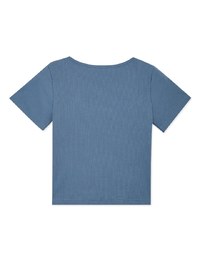 Vintage Round Neck Knit Top