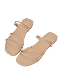 2Way Thin-Strappy Flat Sandals