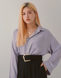 Unique Anti-Wrinkle Iron Free Blouse Shirt