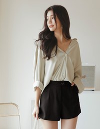 Sleek CEO Style Slimming Suit Shorts