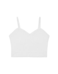 Dual-Strap Sweetheart Bra Top (With Detachable Bra Pad)