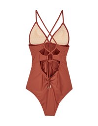 【EXTRA BODICE LENGTH】Tall Girl-Crossback Waist Trainer Sculpting Swimsuit Push Up Bra Padded