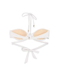 【PUSH UP】2Way Ring-Embellished Bikini Top