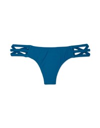Criss-Cross Strappy Thong Bikini Bottom