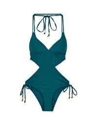 【EXTRA BODICE LENGTH】 Double Strap One Piece Swimsuit Bikini For Tall Girls