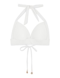 【PUSH UP】Cropped Corset Bikini Top With Bra Padded