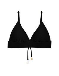 【PUSH UP】Cropped Corset Bikini Top With Bra Padded
