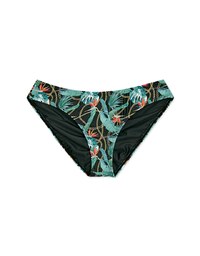 Printed Ruched Back Bikini Bottom