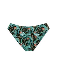 Printed Ruched Back Bikini Bottom