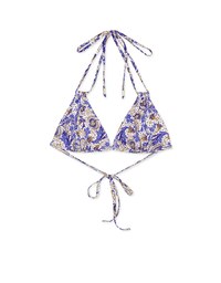 【LIGHT PUSH UP】3Way Printed Bikini Top Double Strap And Thin Bra Padded