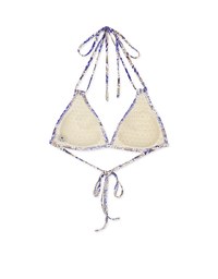 【LIGHT PUSH UP】3Way Printed Bikini Top Double Strap And Thin Bra Padded