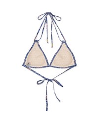 【LIGHT PUSH UP】3Way Printed Bikini Top Double Strap And Thin Bra Padded