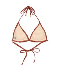 【PUSH UP】Bohemien Weave Braided Bikini Top With Bra Padded