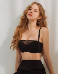 AIRY Cooling Mesh Push-Up Tube Bra(Large Size)