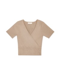 Versatile Crossover Knit Top