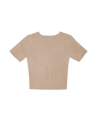 Versatile Crossover Knit Top