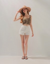 Knit Crop Tank Top