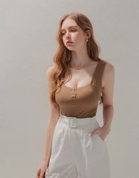 Refined Coverage Bra Top