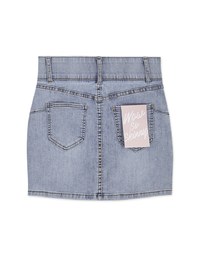 Breezy Cooling No Filter Denim Jeans Mini Skirt
