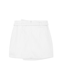 High Waisted Small Slit Skorts (With Belt)