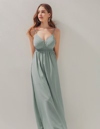 Ethereal Tie-Back Maxi Dress