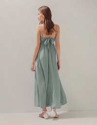Ethereal Tie-Back Maxi Dress